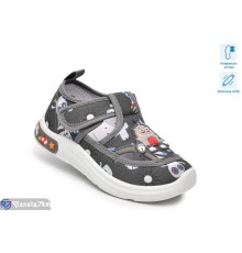 Тапки дитячі на весну/осінь (12 пар р.23-28) сірий  "TOMMY"