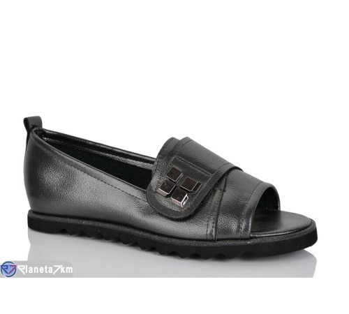 Босоніжки жіночі на літо (8 пар р.36-41) графіт  "YAMMI SHOES"