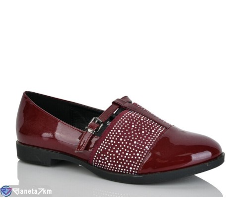 Туфлі жіночі на весну/осінь (8 пар р.36-41) бордовий  "YAMMI SHOES"