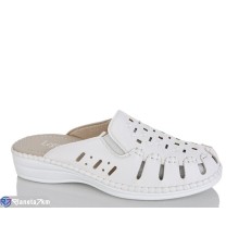 Шлепки жіночі на літо (8 пар р.40-43) білий  "ZORINA"