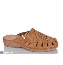 Шлепки жіночі на літо (8 пар р.40-43) коричневий  "ZORINA"