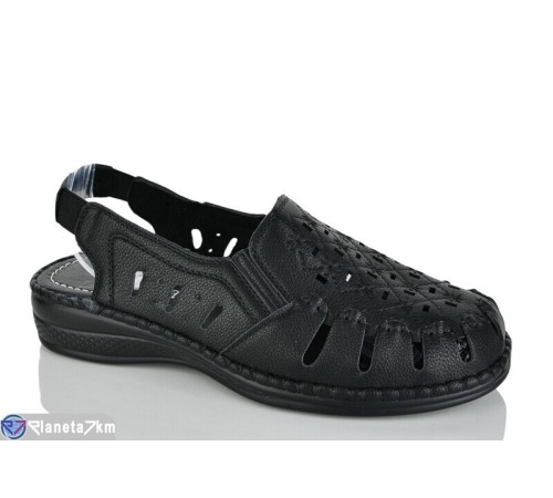 Босоніжки жіночі на літо (8 пар р.40-43) чорний  "ZORINA"