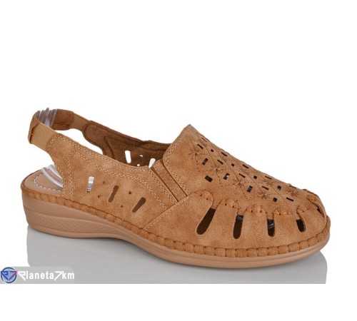 Босоніжки жіночі на літо (8 пар р.40-43) коричневий  "ZORINA"