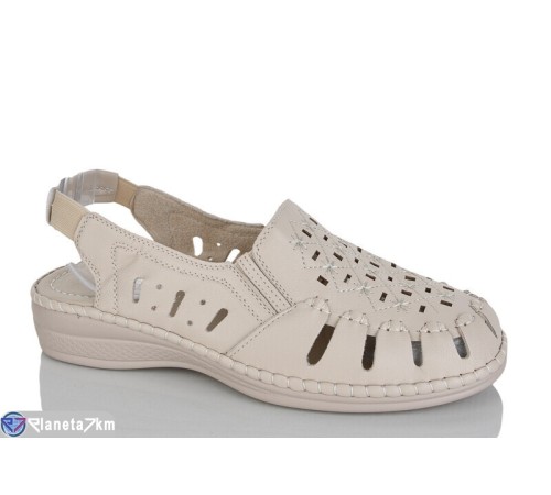 Босоніжки жіночі на літо (8 пар р.40-43) бежевий  "ZORINA"