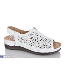 Босоніжки жіночі на літо (8 пар р.40-43) білий  "ZORINA"