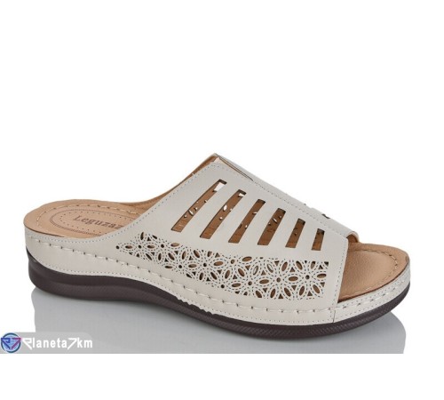 Шлепки жіночі на літо (8 пар р.40-43) бежевий  "ZORINA"