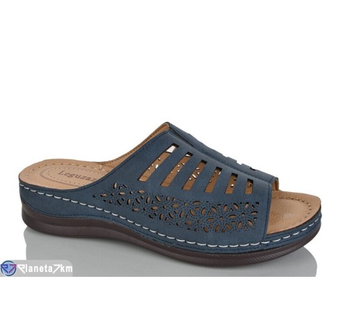 Шлепки жіночі на літо (8 пар р.40-43) синій  "ZORINA"