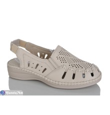 Босоніжки жіночі на літо (8 пар р.37-42) бежевий  "ZORINA"