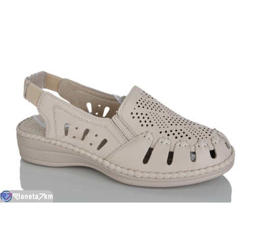 Босоніжки жіночі на літо (8 пар р.37-42) бежевий  "ZORINA"