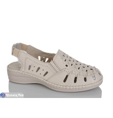 Босоніжки жіночі на літо (8 пар р.37-42) бежевий  "ZORINA"