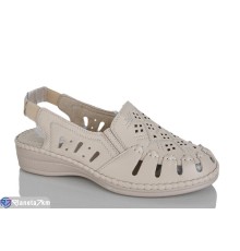 Босоніжки жіночі на літо (8 пар р.37-42) бежевий  "ZORINA"