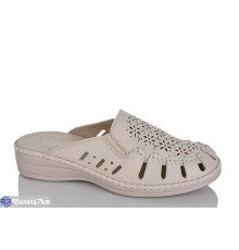 Шлепки жіночі на літо (8 пар р.37-42) бежевий  "ZORINA"