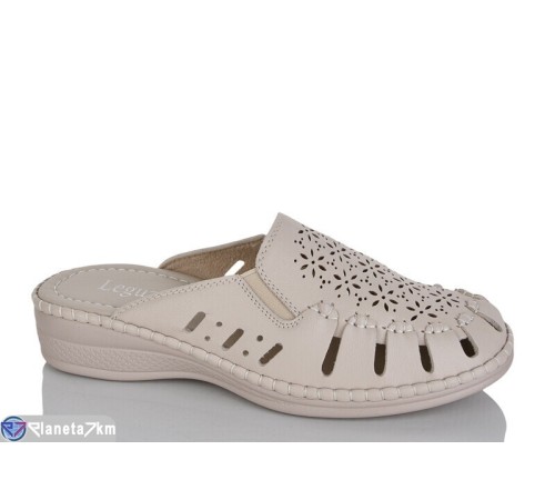 Шлепки жіночі на літо (8 пар р.37-42) бежевий  "ZORINA"