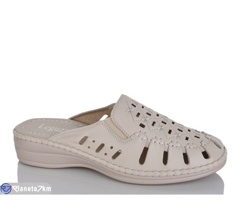 Шлепки жіночі на літо (8 пар р.37-42) бежевий  "ZORINA"