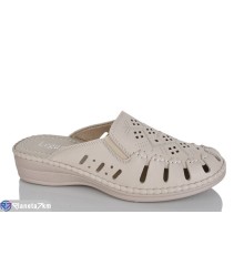 Шлепки жіночі на літо (8 пар р.37-42) бежевий  "ZORINA"