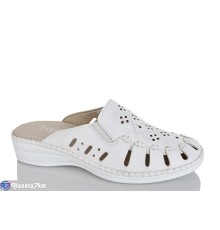 Шлепки жіночі на літо (8 пар р.37-42) білий  "ZORINA"