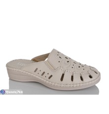 Шлепки жіночі на літо (8 пар р.37-42) бежевий  "ZORINA"