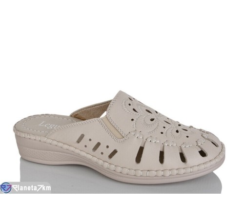 Шлепки жіночі на літо (8 пар р.37-42) бежевий  "ZORINA"