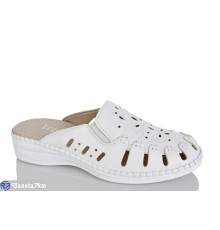 Шлепки жіночі на літо (8 пар р.37-42) білий  "ZORINA"