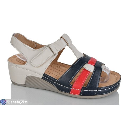 Босоніжки жіночі на літо (8 пар р.37-42) мікс  "ZORINA"