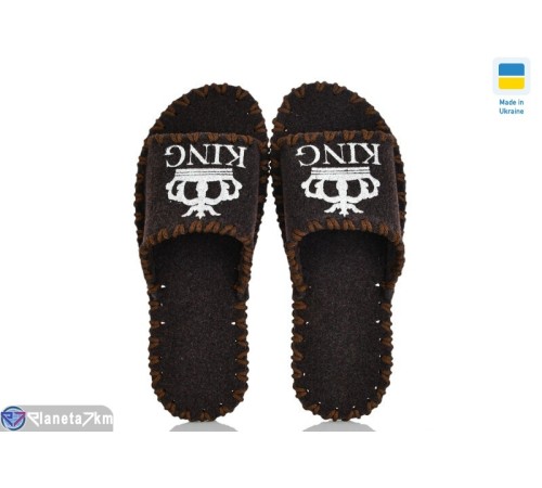 Тапки чоловічі на весну/осінь (9 пар р.40-45) коричневий  "Activ"