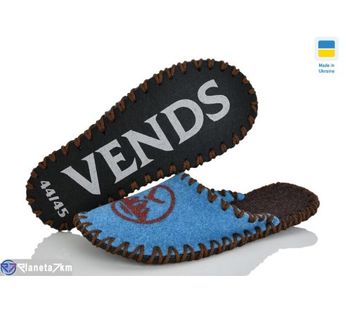 Тапки чоловічі на весну/осінь (9 пар р.40-45) блакитний  "Activ"