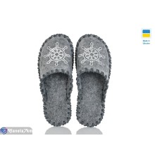 Тапки чоловічі на весну/осінь (9 пар р.40-45) сірий  "Activ"