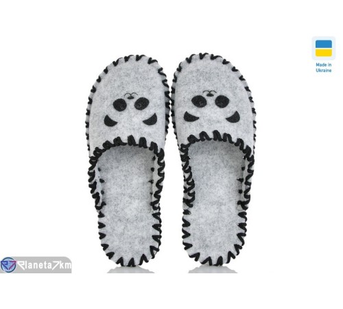 Тапки жіночі на весну/осінь (9 пар р.36-41) сірий  "Activ"