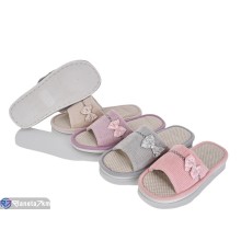 Тапки жіночі на весну/осінь (6 пар р.36-41) мікс  "Ladmir"