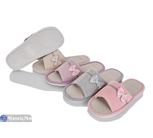 Тапки жіночі на весну/осінь (6 пар р.36-41) мікс  "Ladmir"