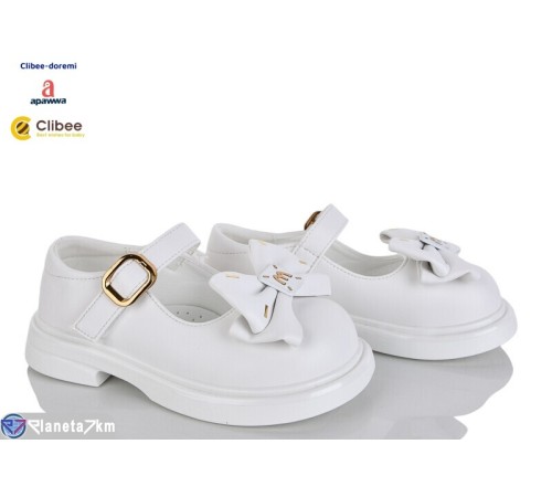 Дитячі туфлі на весну/осінь (6 пар р.27-32) білий  "BELIES-D"