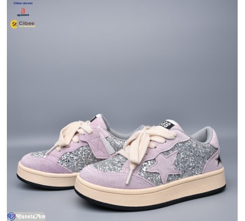 Дитячі кросівки на весну/осінь (7 пар р.31-37) фіолетовий  "BELIES-D"