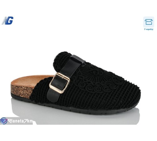 Шлепки жіночі на літо (8 пар р.36-41) чорний  "Navigator"