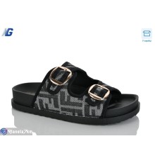 Шлепки жіночі на літо (8 пар р.36-41) чорний  "Navigator"