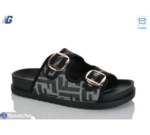 Шлепки жіночі на літо (8 пар р.36-41) чорний  "Navigator"
