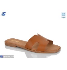 Шлепки жіночі на літо (8 пар р.36-41) коричневий  "Navigator"