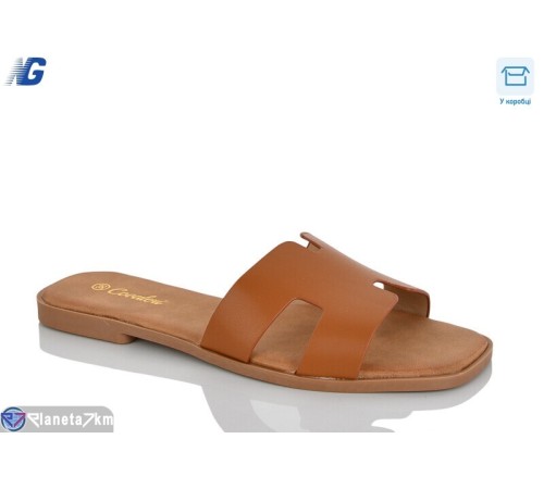 Шлепки жіночі на літо (8 пар р.36-41) коричневий  "Navigator"