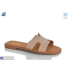 Шлепки жіночі на літо (8 пар р.36-41) бежевий  "Navigator"