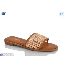 Шлепки жіночі на літо (8 пар р.36-41) коричневий  "Navigator"