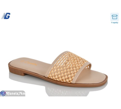 Шлепки жіночі на літо (8 пар р.36-41) бежевий  "Navigator"