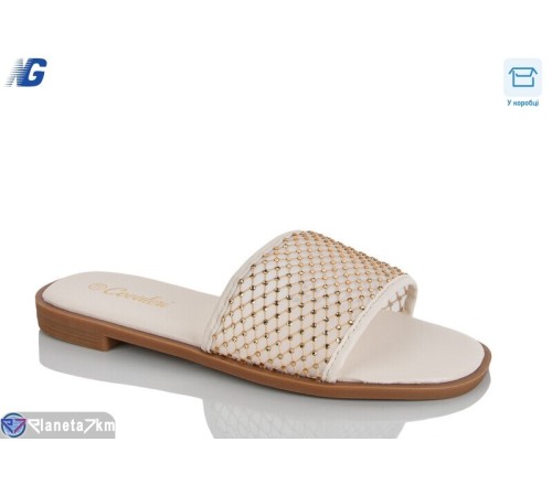 Шлепки жіночі на літо (8 пар р.36-41) бежевий  "Navigator"