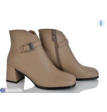 Черевики жіночі на весну/осінь (6 пар р.36-40) коричневий  "MARADONA"