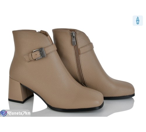 Черевики жіночі на весну/осінь (6 пар р.36-40) коричневий  "MARADONA"