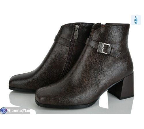 Черевики жіночі на весну/осінь (6 пар р.36-40) коричневий  "MARADONA"