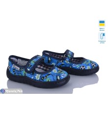 Тапки дитячі на літо (6 пар р.23-27) синій  "LUXORIS"