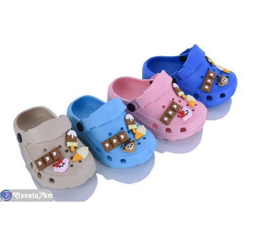 Кроки дитячі на літо (12 пар р.20-25) мікс  "LUXORIS"