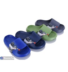 Шлепки дитячі на літо (12 пар р.30-35) мікс  "LUXORIS"