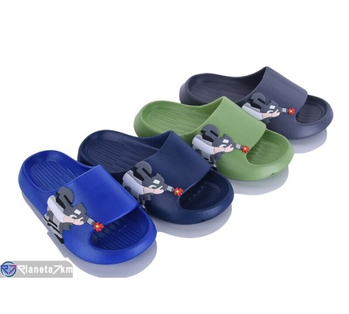Шлепки дитячі на літо (12 пар р.30-35) мікс  "LUXORIS"