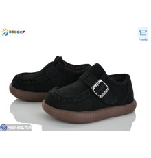 Дитячі туфлі на весну/осінь (8 пар р.21-26) чорний  "Bessky-Kellaifeng"