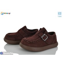 Дитячі туфлі на весну/осінь (8 пар р.25-30) коричневий  "Bessky-Kellaifeng"
